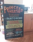 Unique Princess Theatre  Torquay 1968 Hand Painted Panto Poster Rockin  Berries