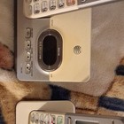 At t Crl8700a Dect 6 0 Cordless Phone Answering System  2 Handsets  Silver white