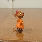 Vintage Disney Cinderella Jaq Mouse Pvc Plastic Cake Topper Toy Figure