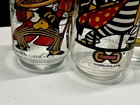 1977 Ronald Mcdonald s Collector Glass  action Series  3pc Set  14 Oz  