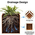 28 X 28 X 28 Inch Large Corten Steel Planters Metal Planter Box For Outdoor Yard