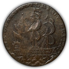 1795 Fred Duke Of York Halfpenny Conder Token Very Fine Vf Coin  27059