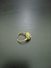 Vintage Ancient Bronze Ring Extremely Rare Roman Style Wedding Amazing Stone