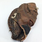 Vintage 1950 s-60 s   Wilson Baseball Mitt Glove Leather Brown A2752 11  Lht