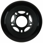 Inline Skate Wheels 76mm 82a Black Outdoor Roller Hockey Rollerblade 4 Pack