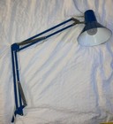 Vintage Danish Architecture Adjustable Lamp Made In Denmark Blue Works 
