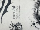 Vintage 90s Shop Used Tattoo Flash Black  And White Skulls  Army Rick Philips