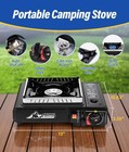 Wadeo Dual Fuel Portable Camping Stove With Propane Regulator Hose Windshield