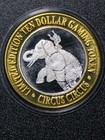 Circus Circus Elephant  999 Silver Strike Reno Nv  10 Gaming Casino Token