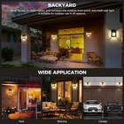 2pcs Led Solar Power Lights Pir Motion Sensor Outdoor Garden Security Wall Lamp