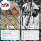 Fence Staples With Screws  200 Pack Stainless Steel Fence Fasteners  Heavy Duty