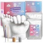Baby Handprint Footprint Casting Kit 3d Molding Keepsake Gift Set Plaster