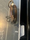Vintage Heddon Meadow Mouse Fishing Lure Molded Body Leather Tail