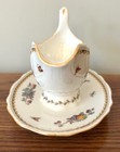 Vtg Spode China England Y5194-j Rockingham Gravy Boat
