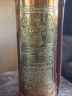Antique Elkhart Fire Extinguisher Rivited Copper   Brass Stag Motif 307128
