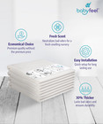 Babyfeel Refills For Dekor Plus Diaper Pails  8 Pack  Exclusive 30  Extra Thickn