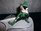 1950 s Holland Mold Artist Signed Christmas Elf Pixie Arrow Ashtray   Candy Dish