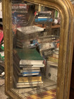 Large Antique Louis Philippe French Mercury Mirror 36 X 26 3 4 In  Wood  Gilt
