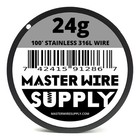 Stainless Steel 316l - 100ft - 24 Gauge Wire 24g - 0 51mm - 0 02in - Master Wire