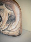 Vintage Leslie Anderson  pebbles The Pug  Weighted Door Stop Dog Plush