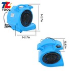 Air Mover 1 2hp 2200cfm Carpet Dryer Floor Blower Fan For Cooling And Drying