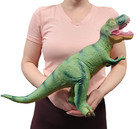 20  Soft Rubber T-rex Dinosaur  green  Awesome Realistic Looking Dino Toy  Soft 