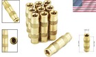 Qwork Push To Connect Fittings 1 4  Tube  Air Hose Fittings  10 Pack Air Compres