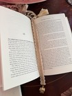 Handmade Gold Silver Elegant Fantasy Ribbon Bookmark Charm   15 Free Book Gifts