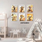 Nursery Baby Room Wall Art Decor  Watercolor Animal Nursery Decor  Inspiratio   