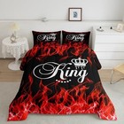  King Crown Comforter Set Modern Chic Bedding Set Size Duvet Queen Multi 10