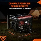 3000w Portable Generator Gas Powered 4 Stroke 215cc For Home Backup Construction