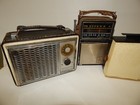 Estate Lot Of 4 Vintage Mid Century Transistor Radios Ge   Philco