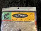 New Vintage Crafty Long-stitch Beading Kit Bunny Rabbit Pin 