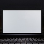 130inch Aluminum Fixed Frame 16 9 Projector Screen White Home Theater Tv Movies