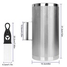 12  X 6  Stainless Steel Guiro Instrument Latin Percussion Metal Guiro Shaker   