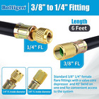 3 8   Id Vacuum Refrigerant Hose  High Flow Black Hvac Vacuum Pump Hose With 3 8