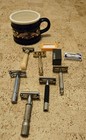 Make Offer Vintage Shaving Lot Gillette Razors Mugs Brush Fatboy Blades Travel