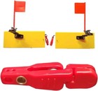 10pcs Release Clip Planer Board Downrigger Trolling Weight Clip Ship Red