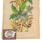 Vtg Elsa Williams Needlepoint Canvas Prework Embroidery Tropical Leaves Madeira