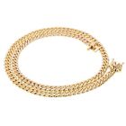 Men s 14k Yellow Gold Solid Miami Cuban Link Chain Necklace 26  8mm 124 6 Grams