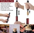 Air Pressure Corkscrew Wine Bottle Opener With Foil Cutter For Father s Day Gift