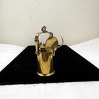 Miniature Antique Brass Miners Lamp