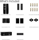 Music Audio Hd Surround Sound Home Theater 5 0 Channel Speaker System Black
