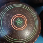 4 Henselite Vintage Lawn Bowling Balls  Classic Delux  Super-grip 1982  Alba