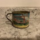 Vintage Enchanted Forest Metal Souvenir Mug Indiana Dunes Defunct Amusement Park