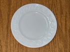 Bernardaud  louvre  Limoges White Bread butter Plates- Waves  Set Of 6 