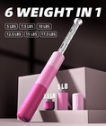 Adjustable Clubbell For Strength Training  6 8-in-1 Premium Steel For Full Body