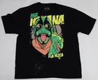 Mr  Iguana Signed 2025 Lucha Libre Aaa Xl Black Shirt Wwe Superstar Nxt Auto d