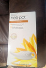 Himalayan Chandra Porcelain Neti Pot - Relieves Allergies   Sinus Symptoms