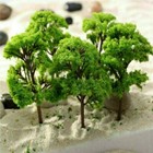 100pcs 55mm Ho Scale Model Trees Train Railroad Wargame Park Landscape Scenery